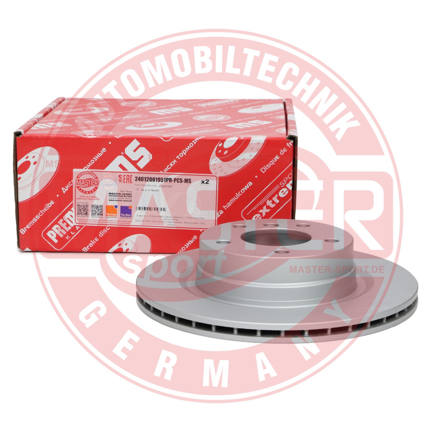Disc frana MASTERSPORT GERMANY 24012001951PR-PCS-MS